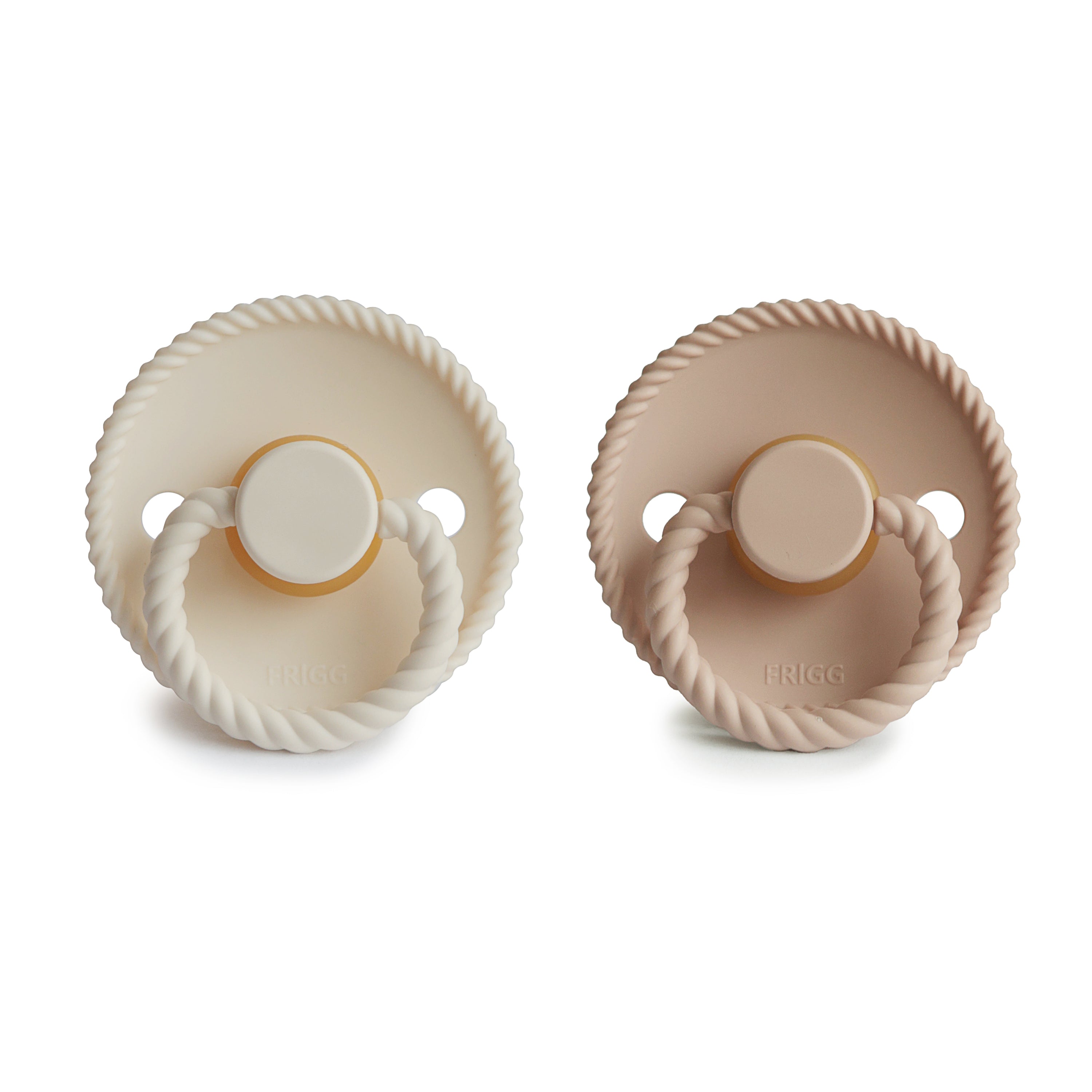Image of FRIGG Rope Natural Rubber Pacifier 2-Pack